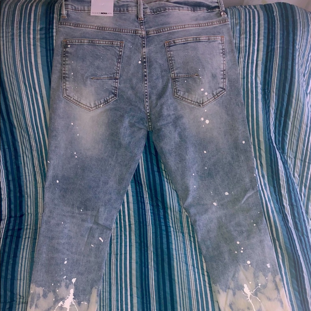 Fashionova Men’s Skinny Jeans - Picture 5 of 6